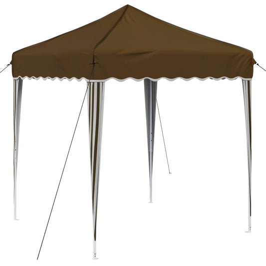 vidaXL Αυτοσχέδιο Μόρφωση Taupe 195 x 195 x 245 εκ. Ύφασμα Όξφορντ