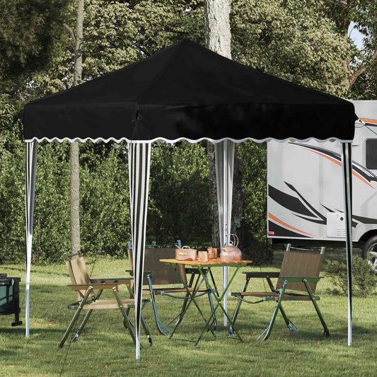 vidaXL Αυτοσχέδιο Μόρφωση Μαύρο 195 x 195 x 245 εκ. Ύφασμα Όξφορντ
