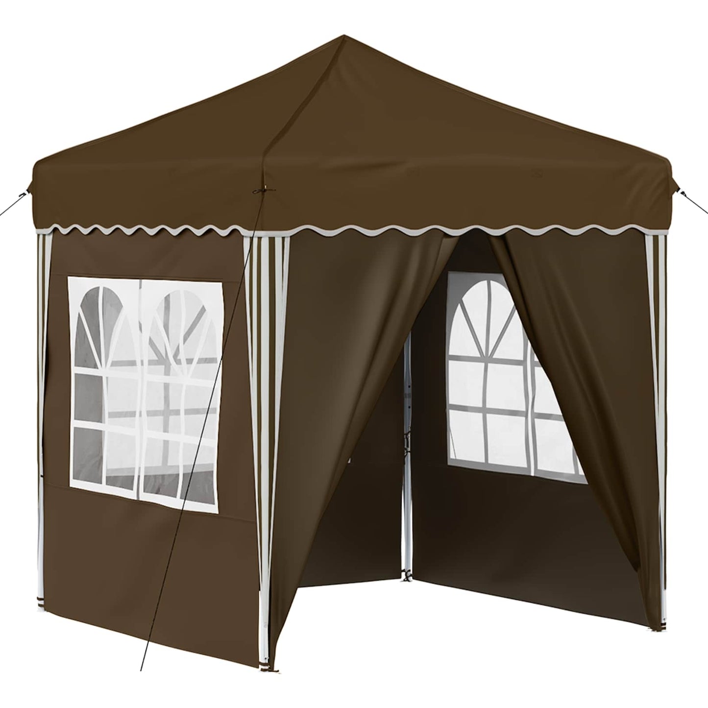 vidaXL Αυτοσχέδιο Μόρφωση Taupe 195 x 195 x 245 εκ. Ύφασμα Όξφορντ