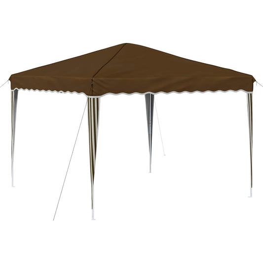 vidaXL Αυτοσχέδιο Μόρφωση Taupe 288 x 288 x 245 εκ Ύφασμα Όξφορντ