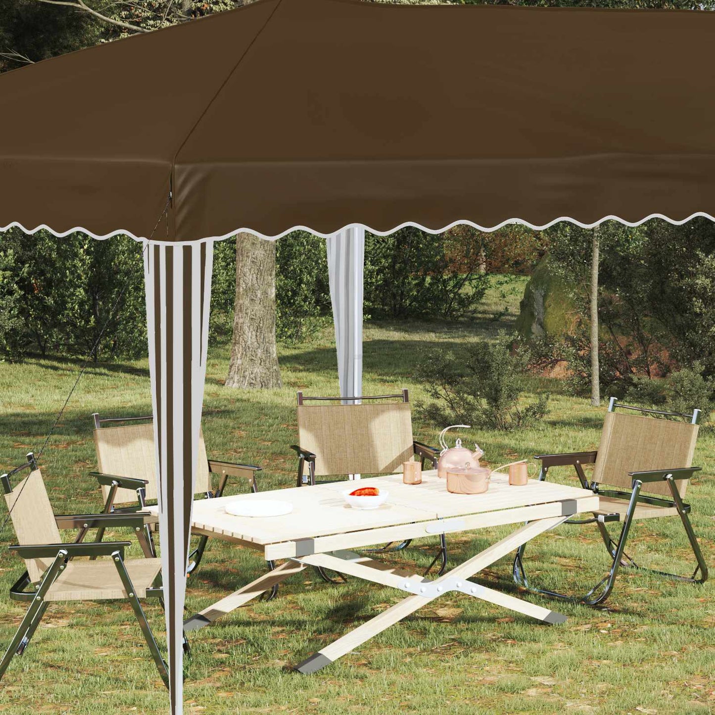 vidaXL Αυτοσχέδιο Μόρφωση 575 x 290 x 245 εκ Taupe