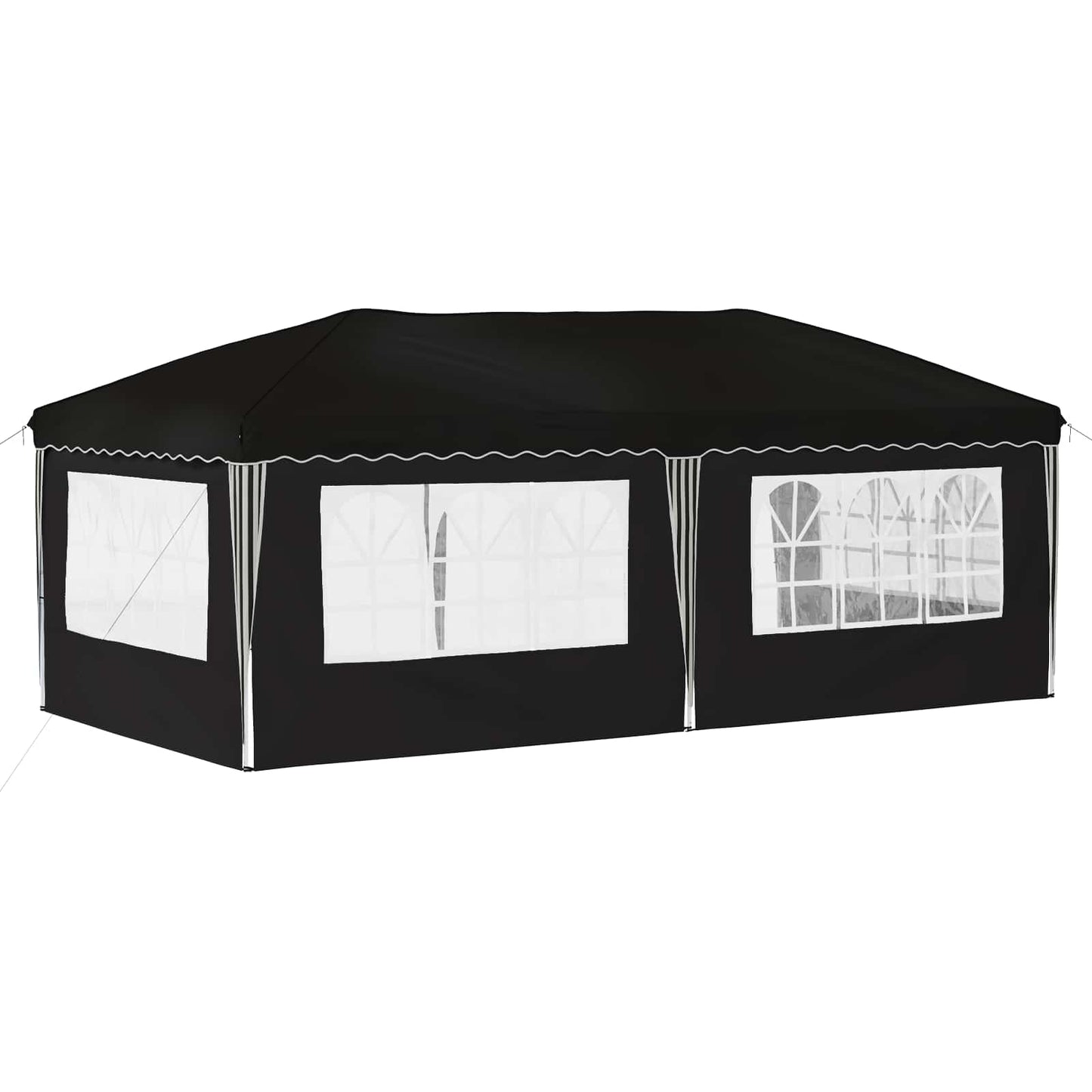 vidaXL Αυτοσχέδιο Μόρφωση 575 x 289 x 245 εκ Μαύρο