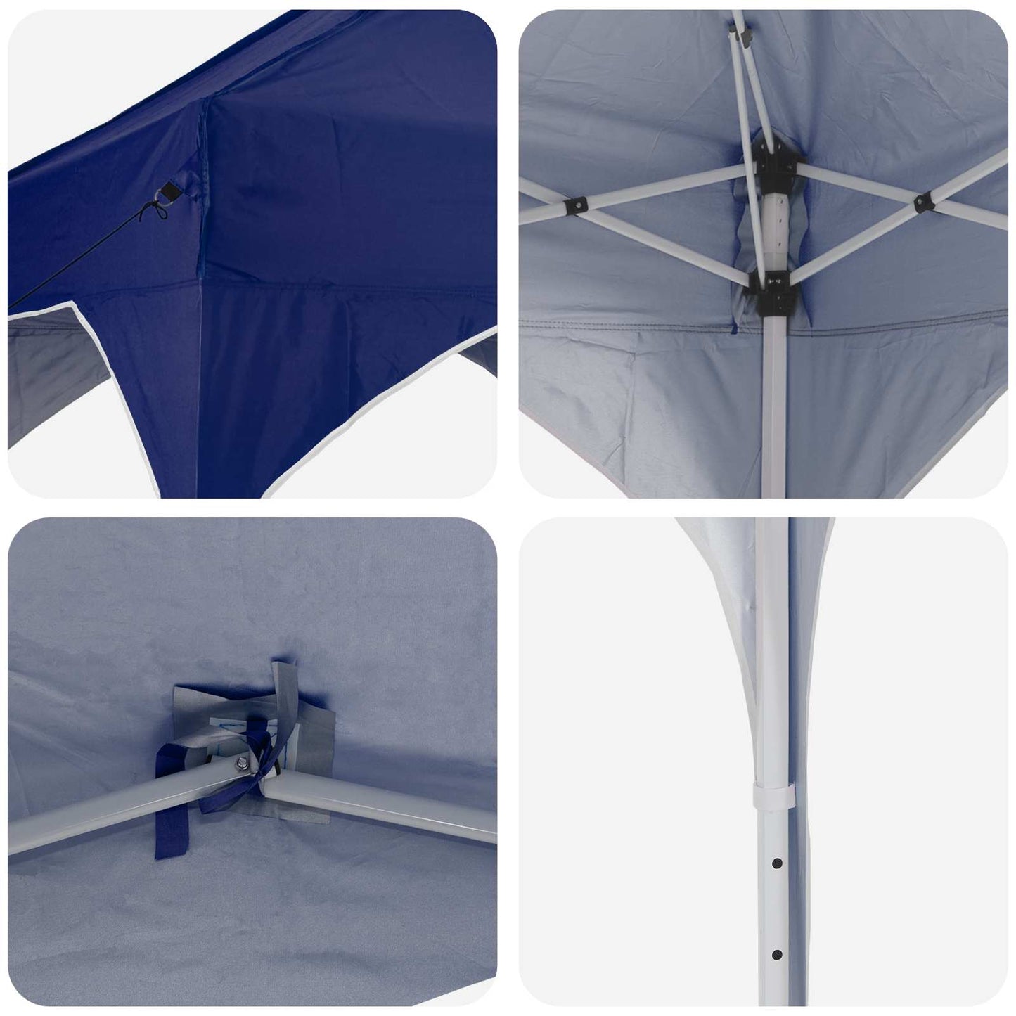 vidaXL Αυτοσχέδιο Μόρφωση 194 x 194 x 245 εκ. Μπλε
