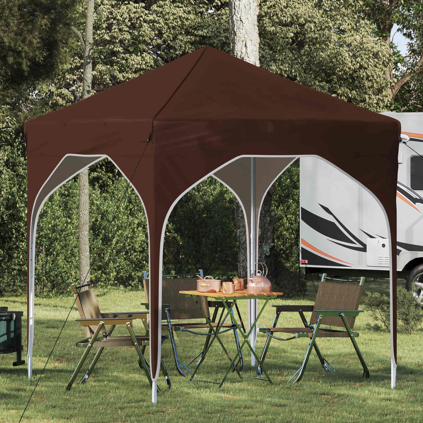 vidaXL Αυτοσχέδιο Μόρφωση 194 x 194 x 245 εκ. Καφέ