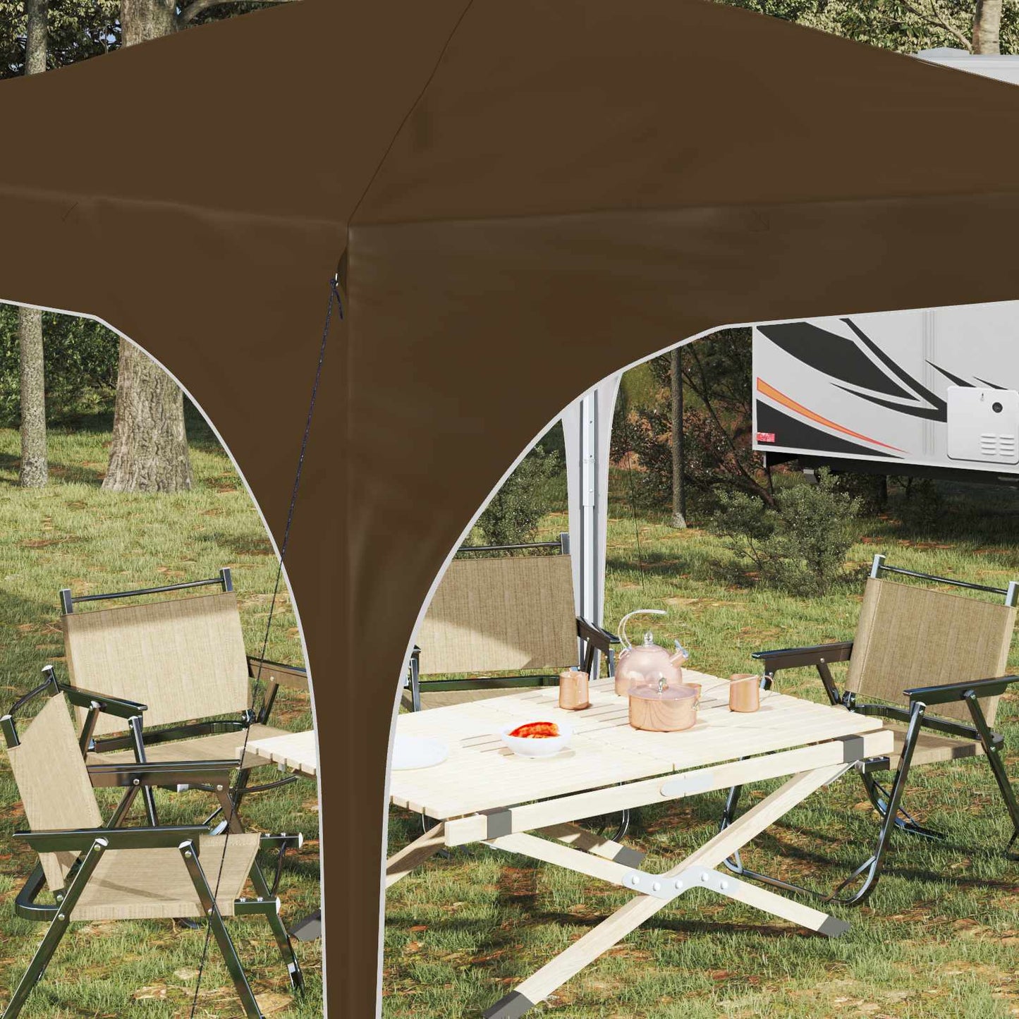 vidaXL Αυτοσχέδιο Μόρφωση 290 x 290 x 245 εκ Taupe