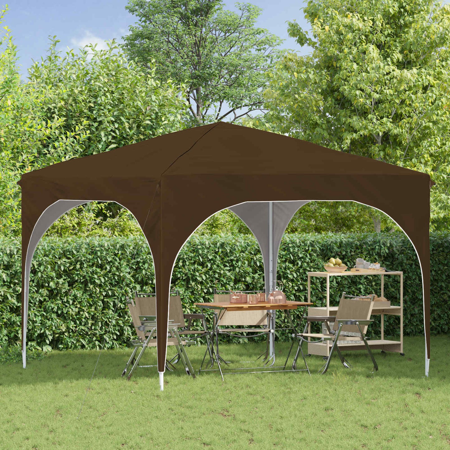 vidaXL Αυτοσχέδιο Μόρφωση 290 x 290 x 245 εκ Taupe
