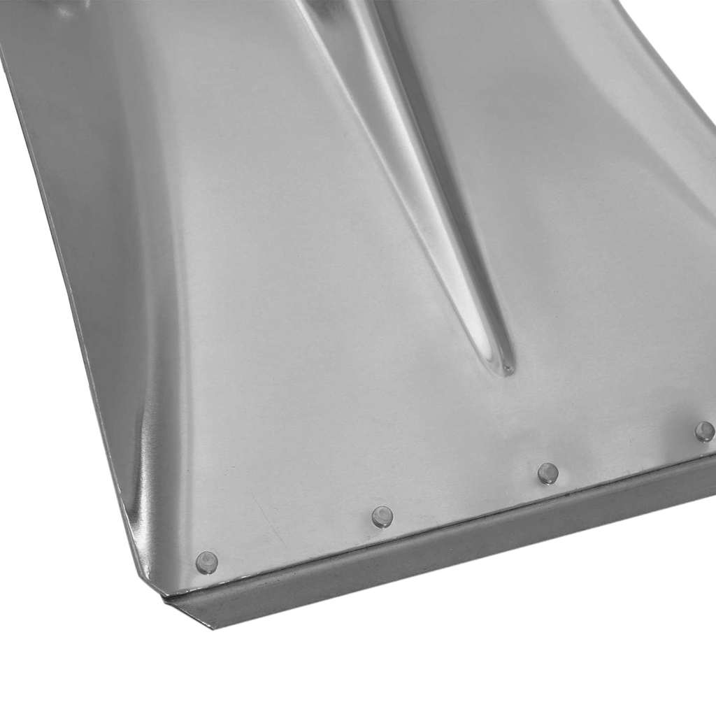 vidaXL Κεφάλι Φτυαριού 4 pcs Ασημί 45 x 38 εκ. Αλουμίνιο
