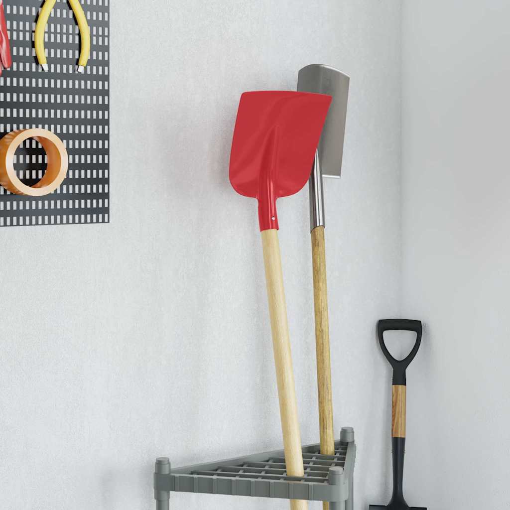 vidaXL Κεφάλι Φτυαριού 4 pcs Κόκκινο 32 x 24,5 εκ.