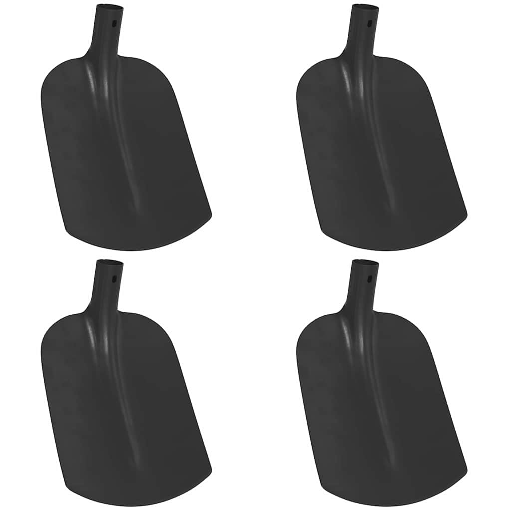 vidaXL Κεφάλι Φτυαριού 4 pcs Μαύρο 34,5 x 24 εκ.