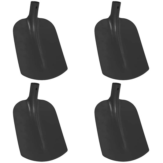 vidaXL Κεφάλι Φτυαριού 4 pcs Μαύρο 34,5 x 24 εκ.