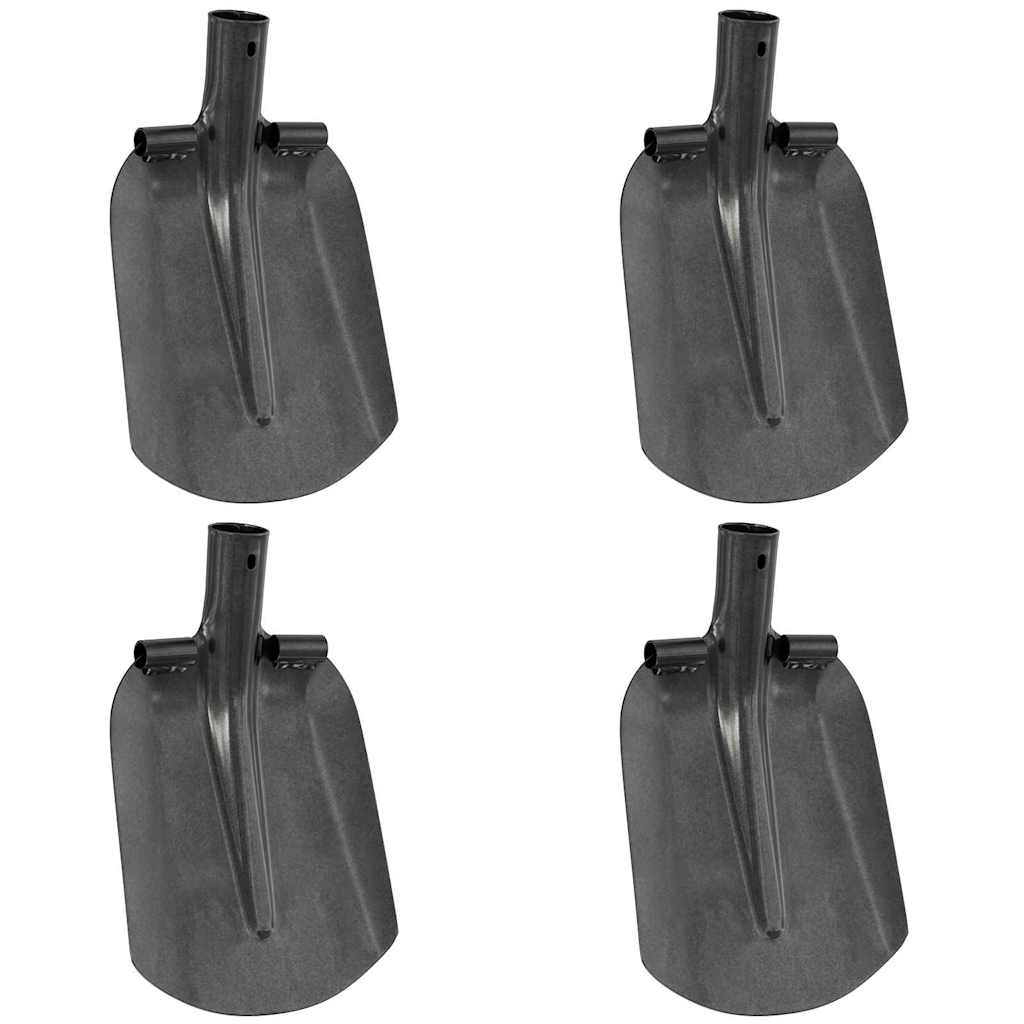 vidaXL Κεφάλι Φτυαριού 4 pcs Ασημί 33 x 21 εκ.