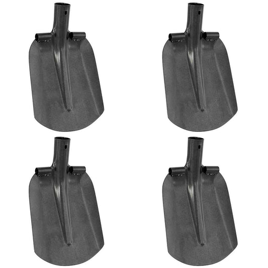 vidaXL Κεφάλι Φτυαριού 4 pcs Ασημί 33 x 21 εκ.