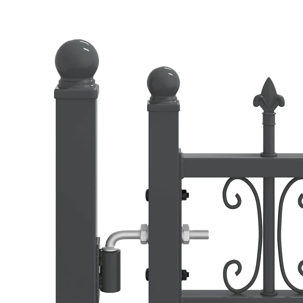 vidaXL Πύλη Φράχτη με Στρογγυλή Κορυφή KAMPEN 305 x 100 εκ. Ατσάλι