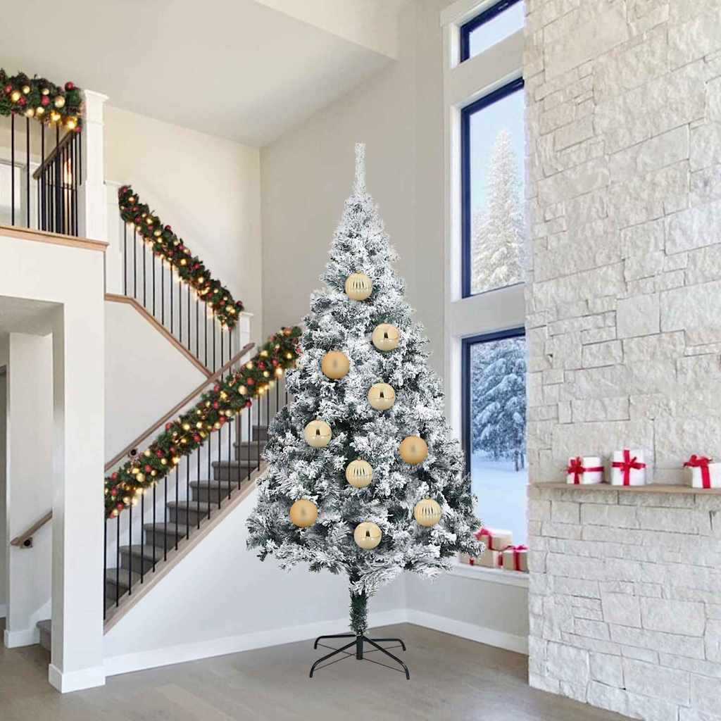 vidaXL Σετ Χριστουγεννιάτικων Στρογγυλών Μπαλίτσων 4 pcs Χρυσό