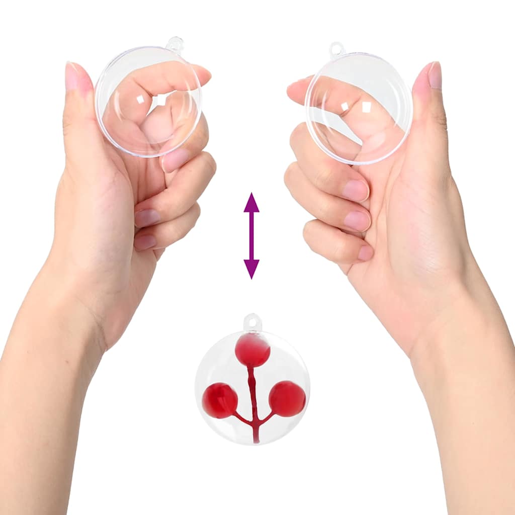 vidaXL Σετ Χριστουγεννιάτικων Στρογγυλών Μπαλίτσων 50 pcs Ø 5 εκ.