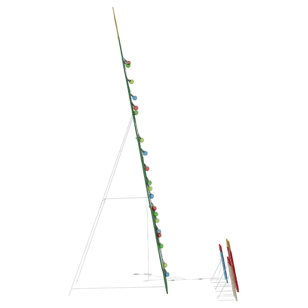 vidaXL Φωτιζόμενο Χριστουγεννιάτικο Δέντρο με 3 Δώρα 2D Ζεστό Λευκό