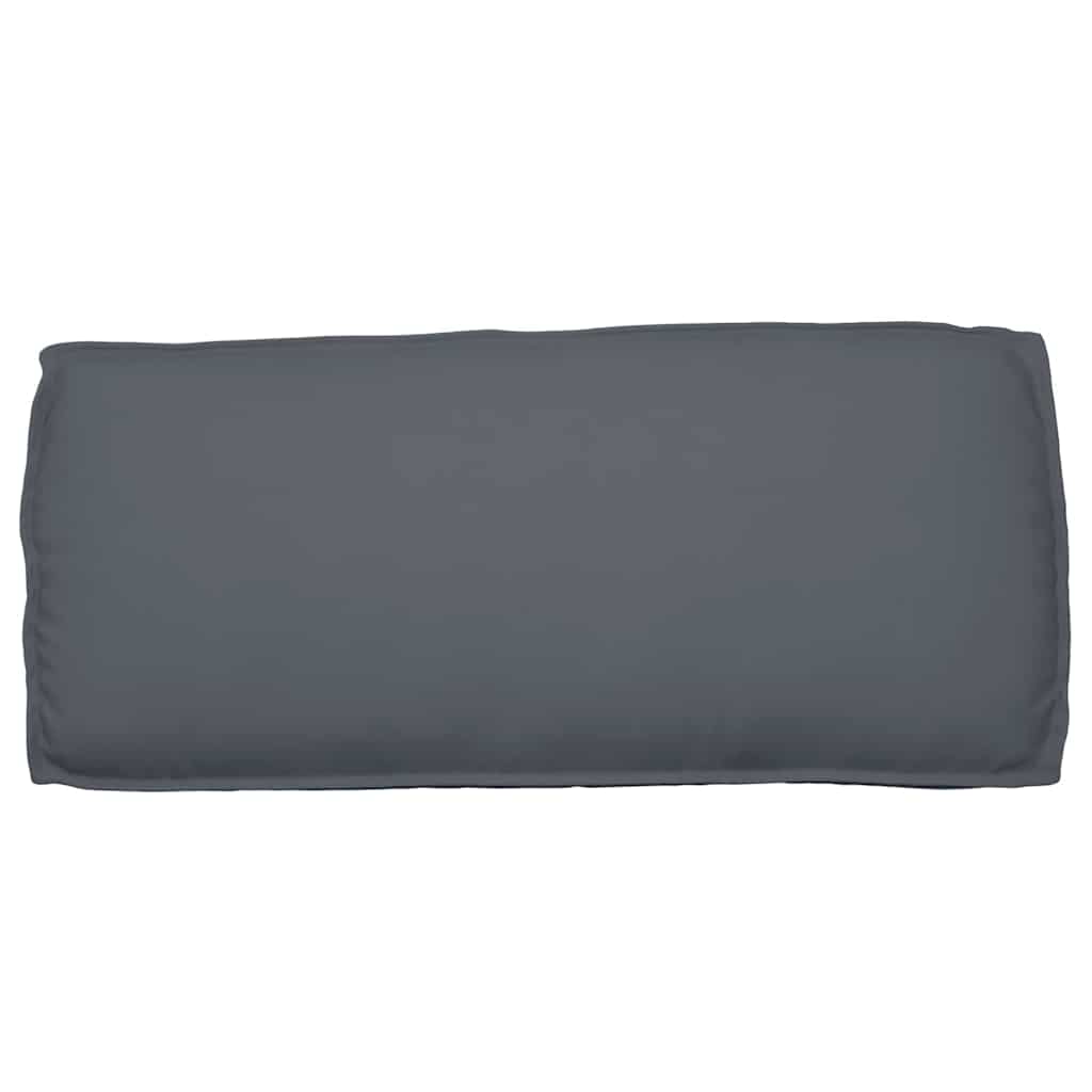 vidaXL Σετ μαξιλαριών Ύφασμα Όξφορντ Ανθρακί 120 x 50 x 52 εκ.