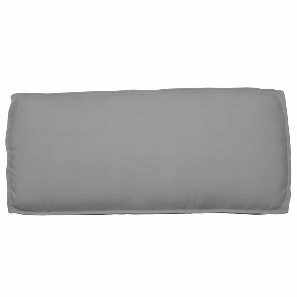 vidaXL Σετ μαξιλαριών Ύφασμα Όξφορντ Γκρι 120 x 50 x 52 εκ.