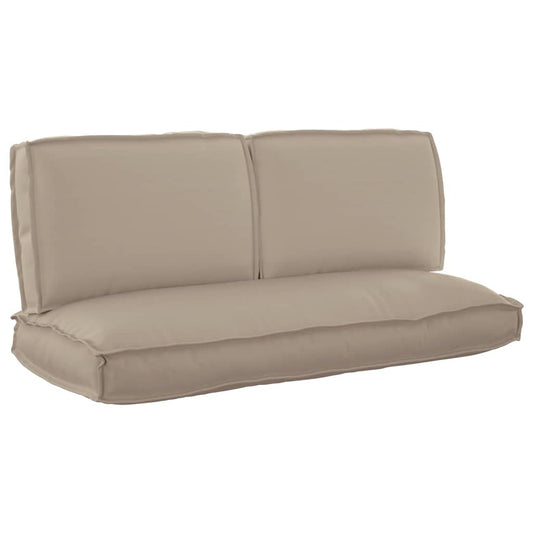 vidaXL Σετ μαξιλαριών 3 pcs Taupe Ύφασμα Όξφορντ