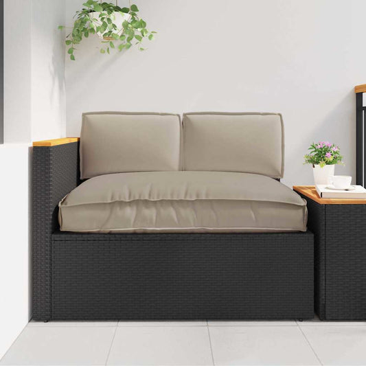 vidaXL Σετ μαξιλαριών 3 pcs Taupe Ύφασμα Όξφορντ