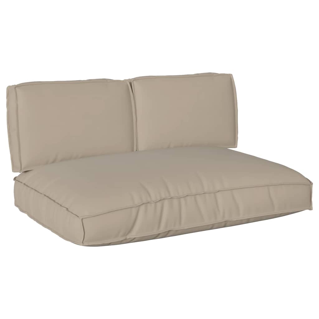 vidaXL Σετ Μαξιλαριών Πάγου 3 pcs Taupe 120 x 80 x 12 cm Ύφασμα Oxford