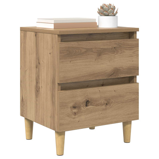 vidaXL Ντουλάπι κρεβατιού με συρτάρι Artisan Oak 40 x 35 x 50 εκ.