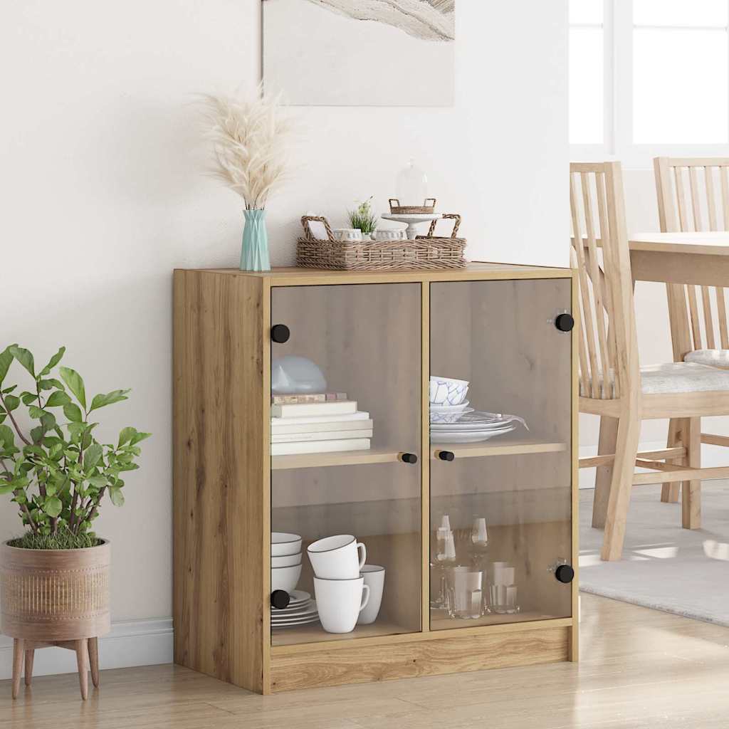 vidaXL Βοηθητικό ντουλάπι Artisan Oak 68 x 37 x 75,5 εκ