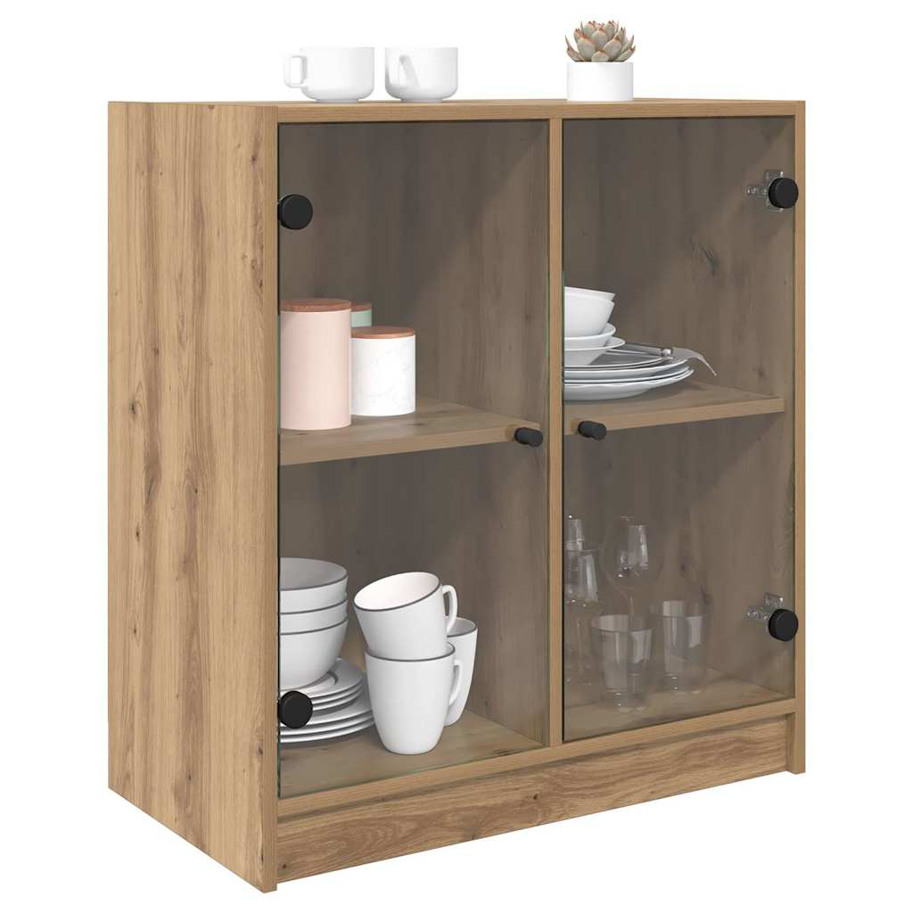 vidaXL Βοηθητικό ντουλάπι Artisan Oak 68 x 37 x 75,5 εκ