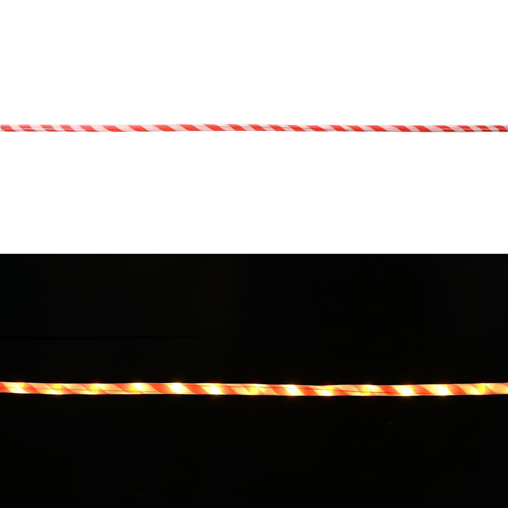 vidaXL Φωτιστικό Συρματόσχοινο με 480 LED Θερμό λευκό 20 m PVC