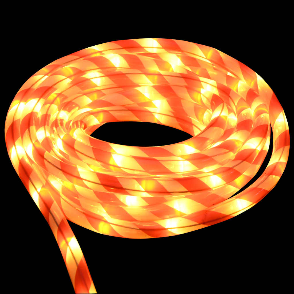 vidaXL Φωτιστικό Συρματόσχοινο με 2400 LED Θερμό λευκό 100 m PVC