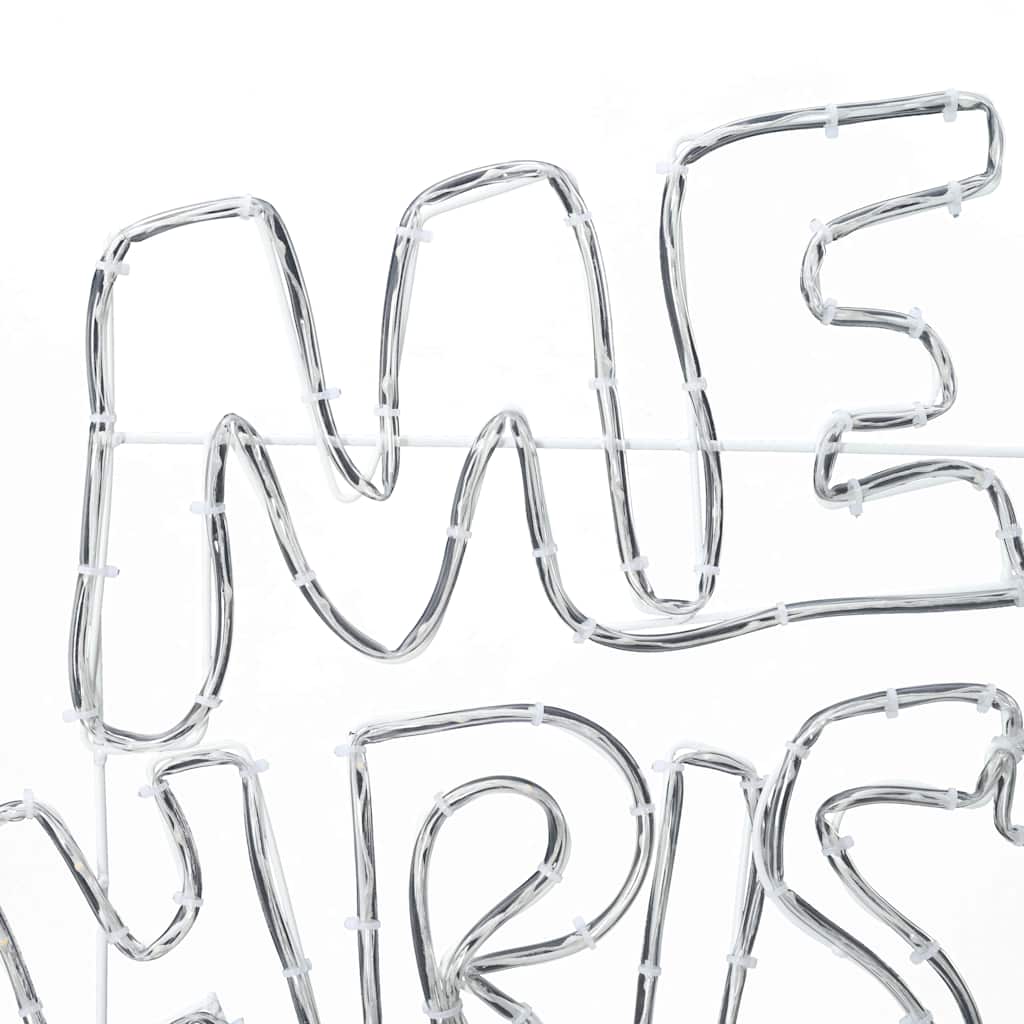 vidaXL Χριστουγεννιάτικη Πινακίδα με 240 LED Πολύχρωμο 100 x 50 cm PVC