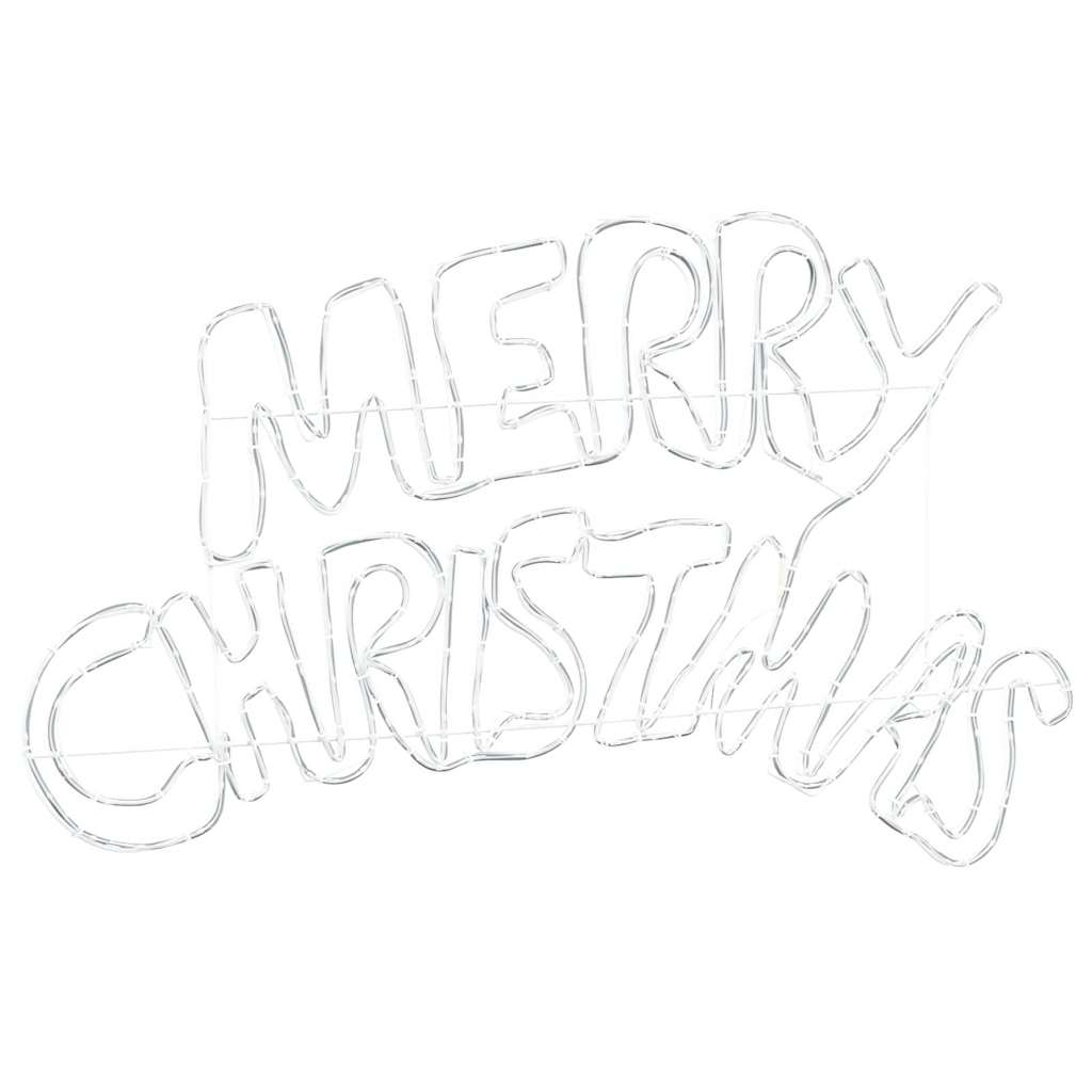 vidaXL Χριστουγεννιάτικη Πινακίδα με 240 LED Πολύχρωμο 100 x 50 cm PVC