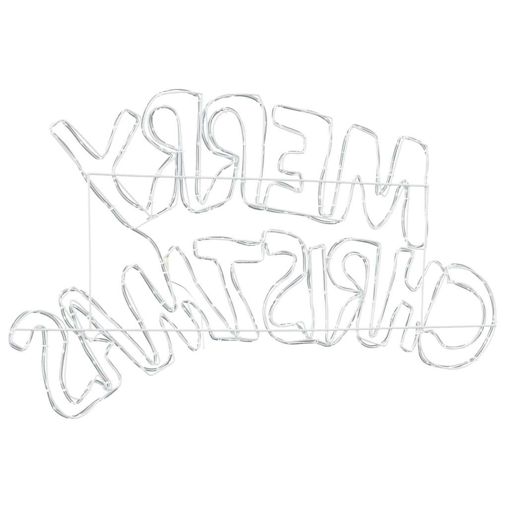 vidaXL Χριστουγεννιάτικη Πινακίδα με 240 LED Πολύχρωμο 100 x 50 cm PVC