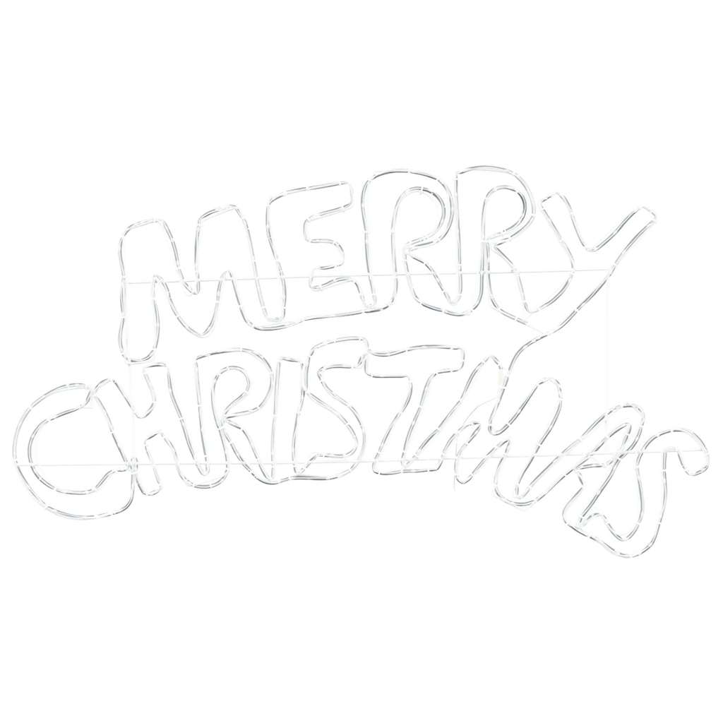 vidaXL Χριστουγεννιάτικη Πινακίδα με 240 LED Πολύχρωμο 100 x 50 cm PVC