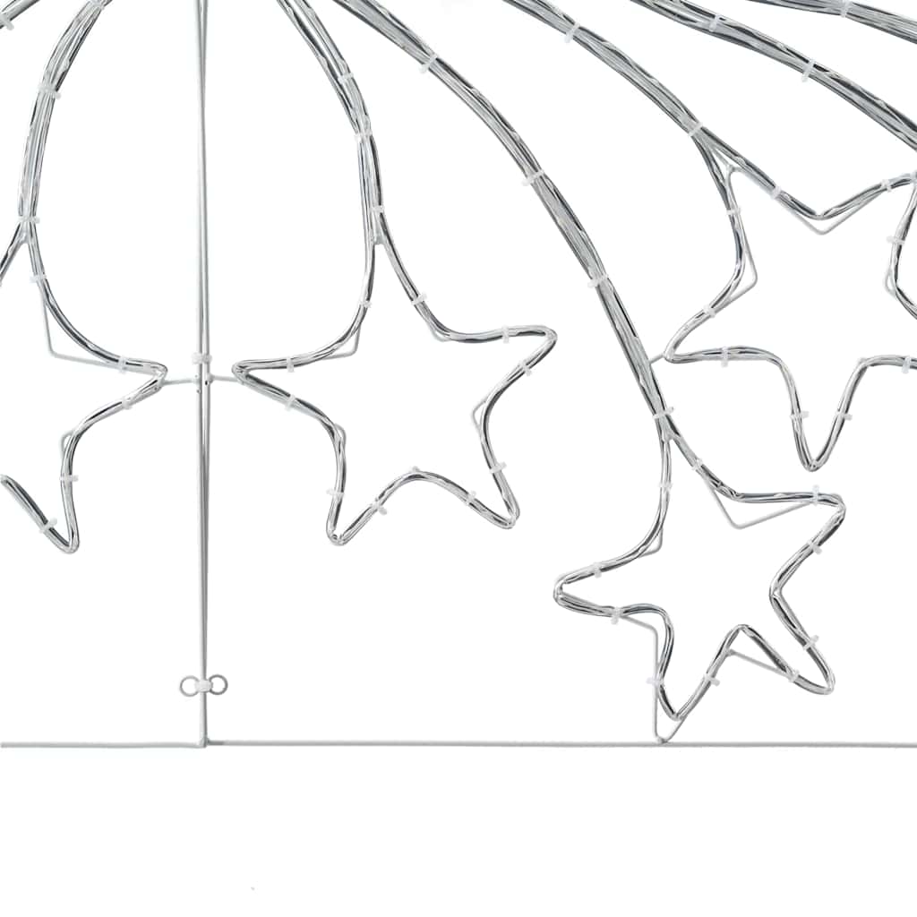 vidaXL Χριστουγεννιάτικο Αστέρι με 432 LED Πολύχρωμο 180 x 57 εκ PVC