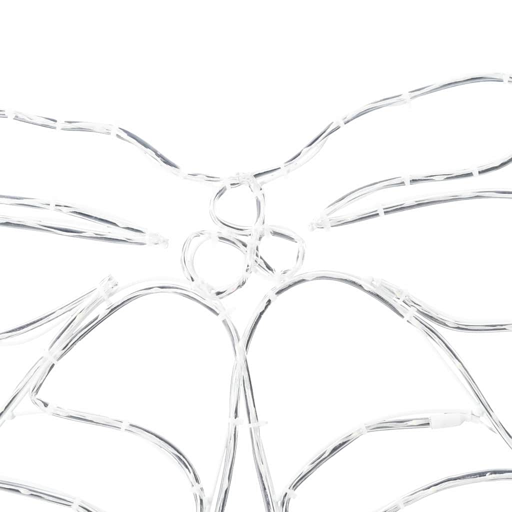 vidaXL Χριστουγεννιάτικη Καμπάνα με 144 LED Πολύχρωμο 56 x 46 εκ. PVC