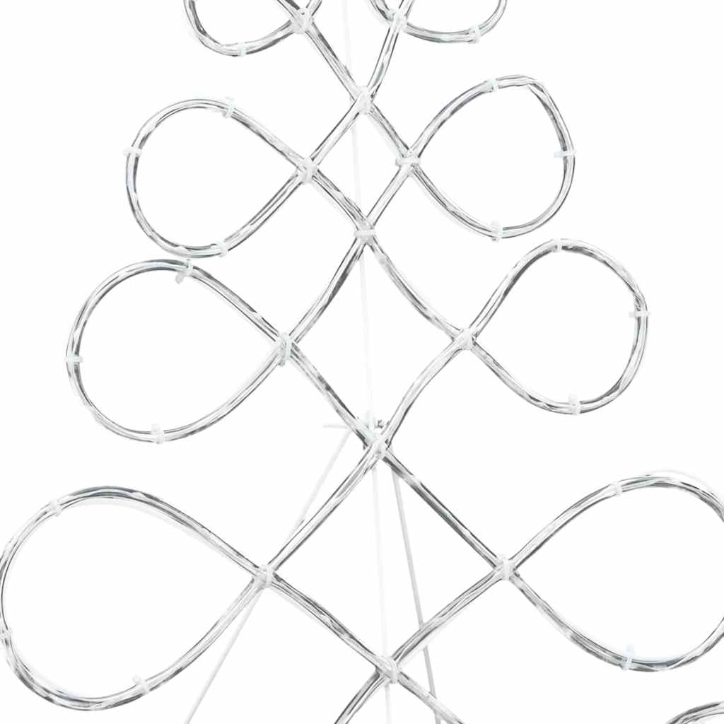 vidaXL Φως σχήματος χριστουγεννιάτικου δέντρου Πολύχρωμο 80 x 56 εκ.