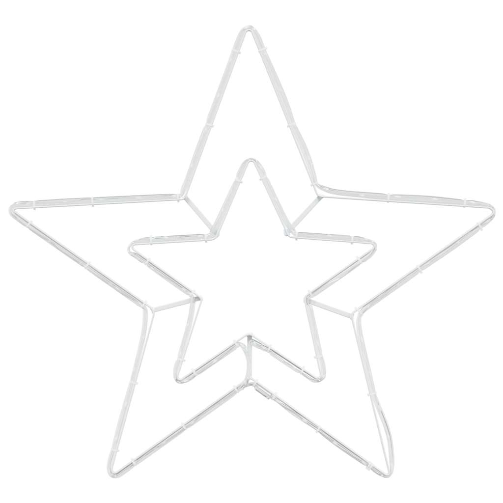 vidaXL Χριστουγεννιάτικο Αστέρι Ψυχρό Λευκό 51.5 x 50 x 0.65 εκ.