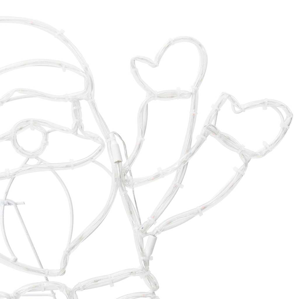 vidaXL Φως Άγιου Βασίλη Πολύχρωμο 58.5 x 60 x 1.3 εκ. Σίδερο