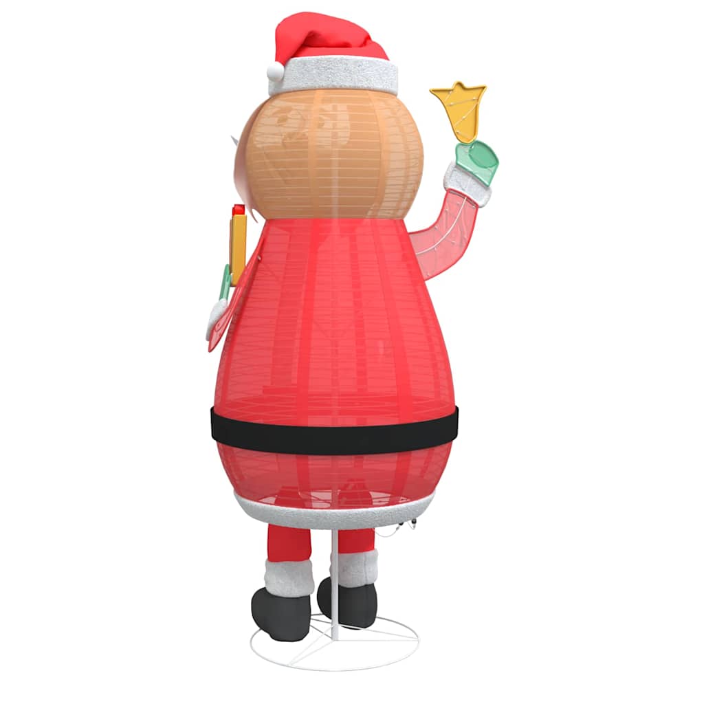 vidaXL Άγιος Βασίλης Χριστουγέννων Θερμό λευκό 100 x 180 cm ύφασμα