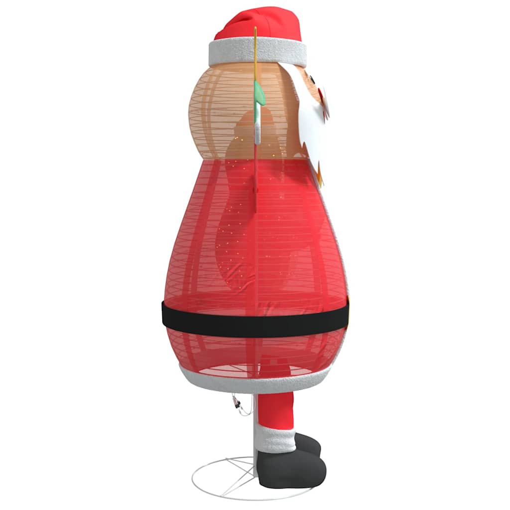 vidaXL Άγιος Βασίλης Χριστουγέννων Θερμό λευκό 100 x 180 cm ύφασμα