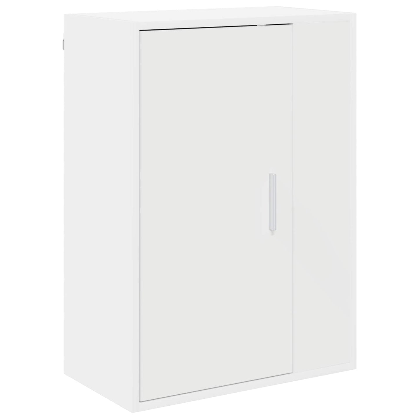 vidaXL Σετ επίπλου τηλεόρασης Επιτοίχιο 4 pcs Λευκό Επεξεργασμένο ξύλο
