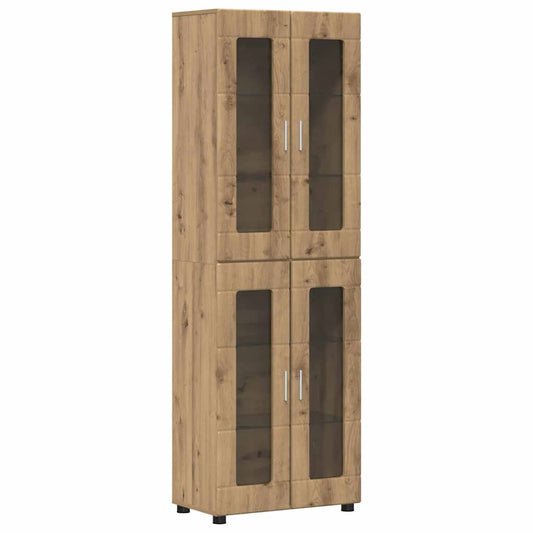vidaXL Highboard Artisan Oak 60 x 35 x 182 εκ. Επεξεργασμένο ξύλο