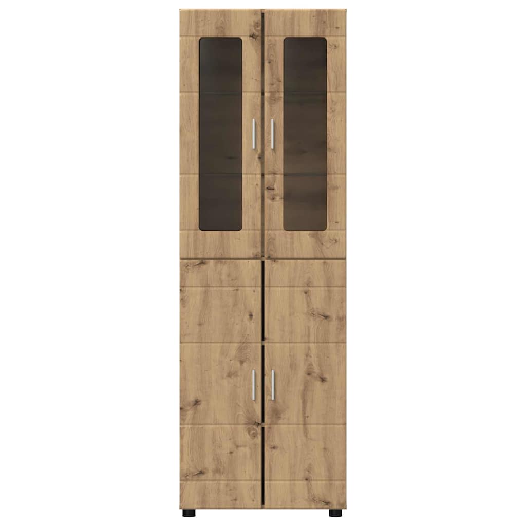 vidaXL Highboard Artisan Oak 60 x 35 x 182 εκ. Επεξεργασμένο ξύλο