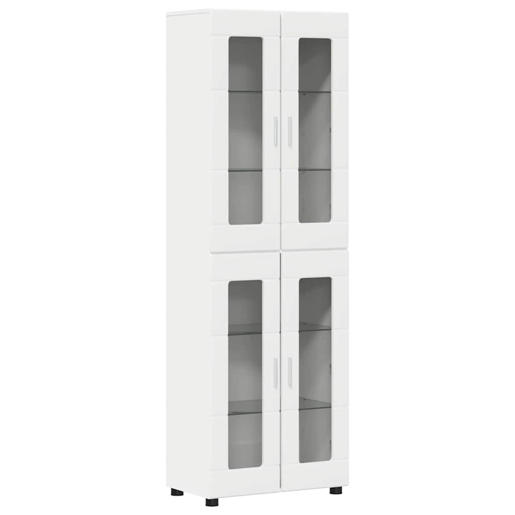 vidaXL Σετ επίπλου τηλεόρασης FLORIN 3 pcs Λευκό Επεξεργασμένο ξύλο