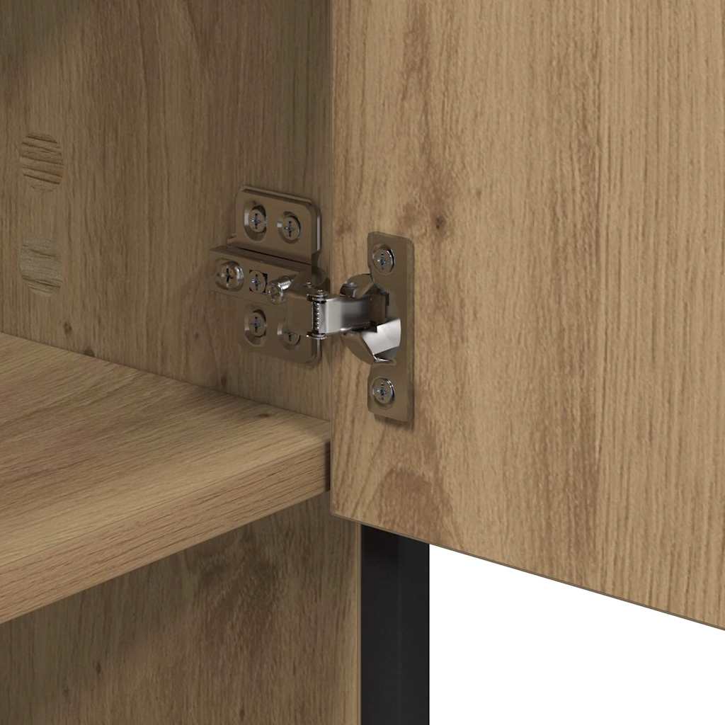 vidaXL Σετ Επίπλων Μπάνιου 3 pcs Artisan Oak Επεξεργασμένο ξύλο