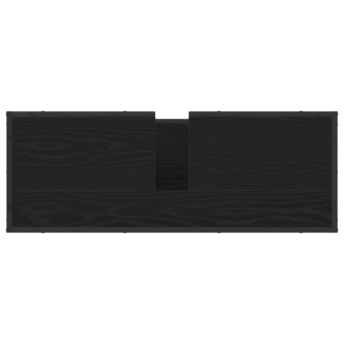 vidaXL Σετ Επίπλων Μπάνιου 2 τμχ. Μαύρη Οξυά 90 x 33 x 60 εκ.