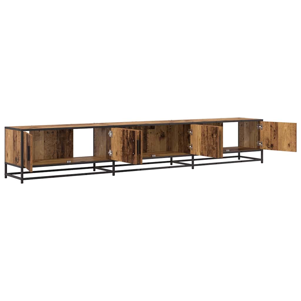 vidaXL Μονάδες TV 2 pcs Παλιό Ξύλο 240 x 35 x 41 εκ Επεξεργασμένο ξύλο