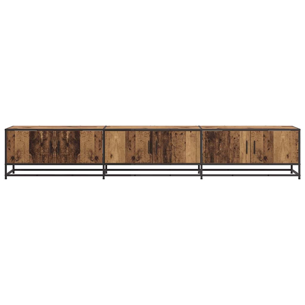 vidaXL Μονάδες TV 2 pcs Παλιό Ξύλο 240 x 35 x 41 εκ Επεξεργασμένο ξύλο