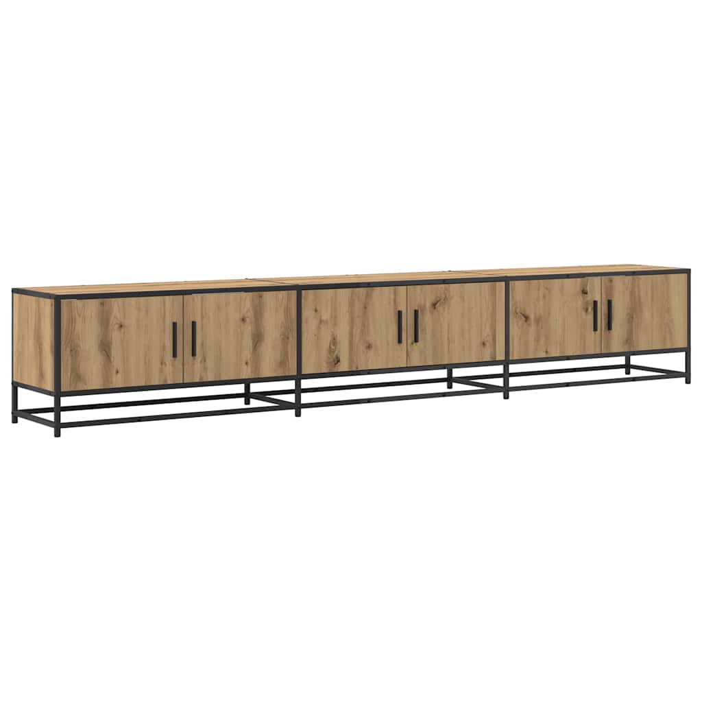 vidaXL Μονάδες TV 2 pcs Artisan Oak 240 x 35 x 41 εκ